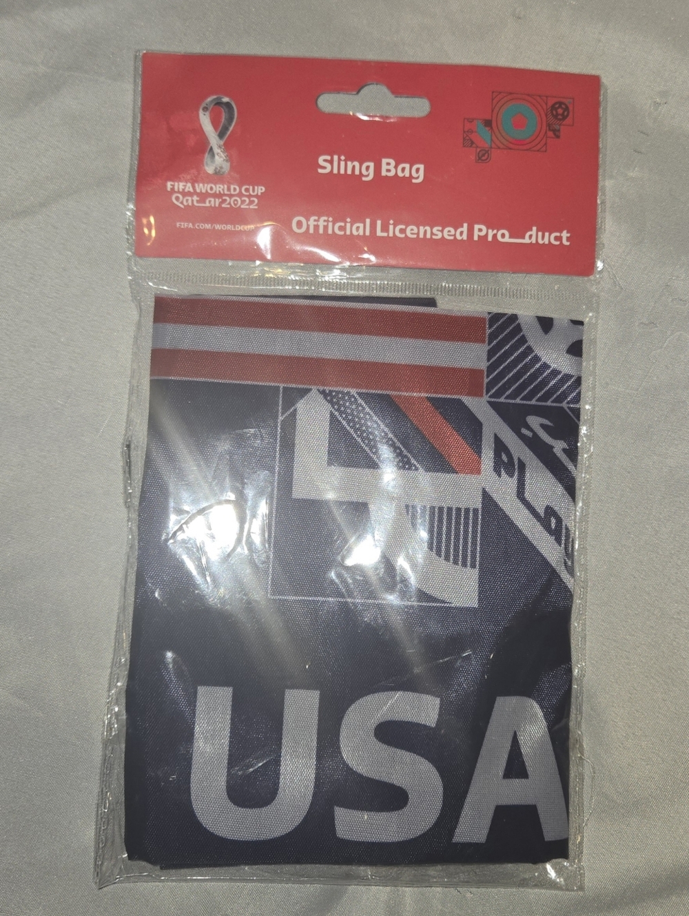 USA Soccer Sling Bag - Official Licensed FIFA World Cup 2022 Qatar Soccer